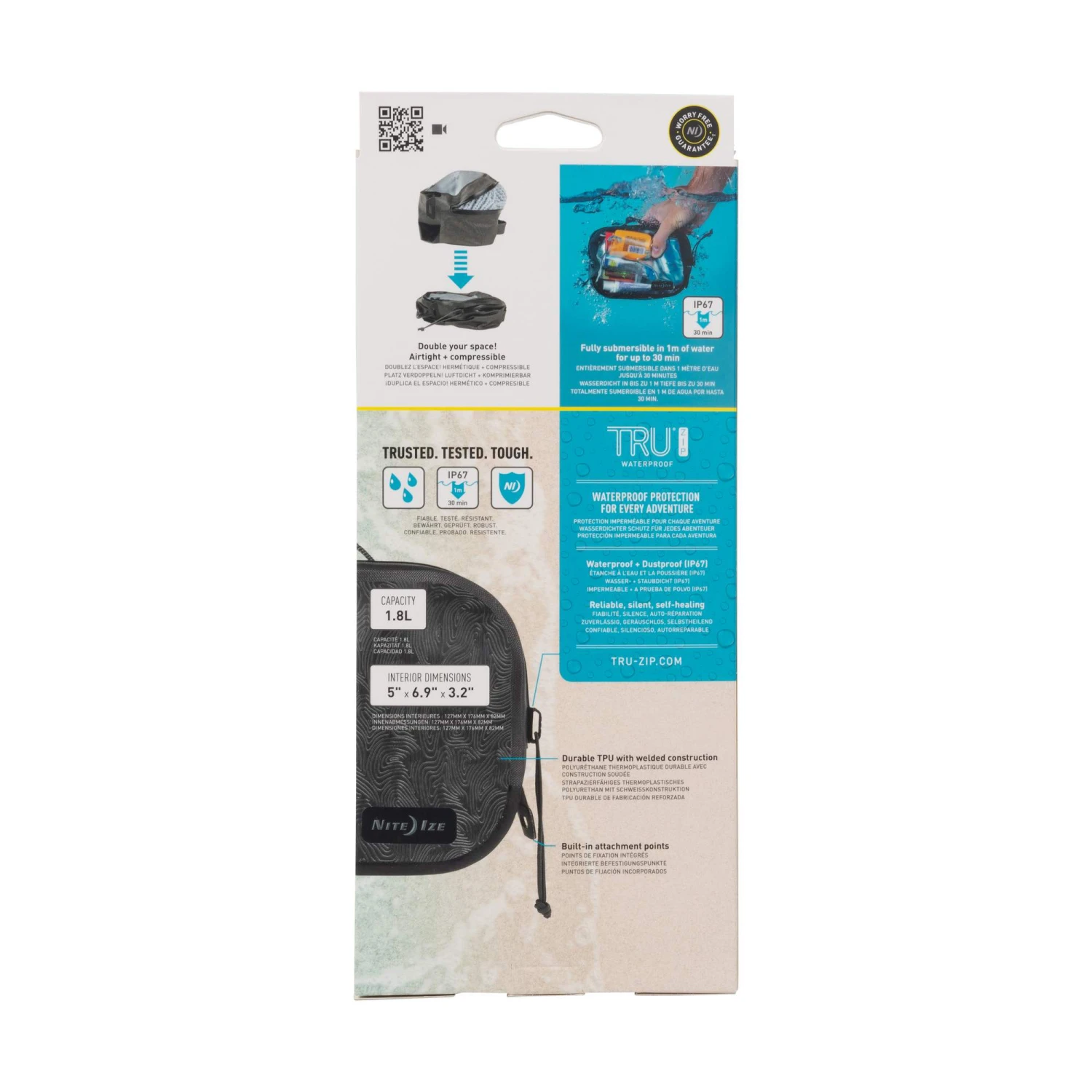 Nite Ize RUNOFF WATERPROOF PACKING CUBE - Packbeutel 13 Nite Ize RUNOFF WATERPROOF PACKING CUBE - Packbeutel – Bild 11